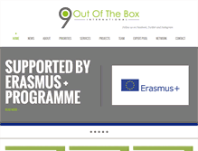 Tablet Screenshot of outofthebox-international.org